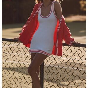 NWT ALO Yoga White Tennis Club Knit Dress